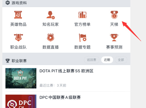 DOTA2天梯单排世界排名怎么看 DOTA2天梯单排世界排名看方法