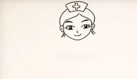 护士简笔画怎么画