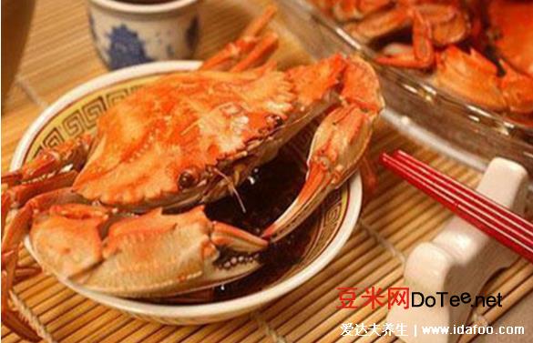 吃完螃蟹不能吃什么，超详细螃蟹食物相克表(柿子/浓茶)
