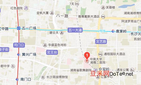 湘雅二医院地理位置