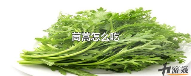 茼蒿怎么吃，茼蒿怎么吃的做法大全