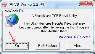 WinSockFix修复工具(支持Win7)