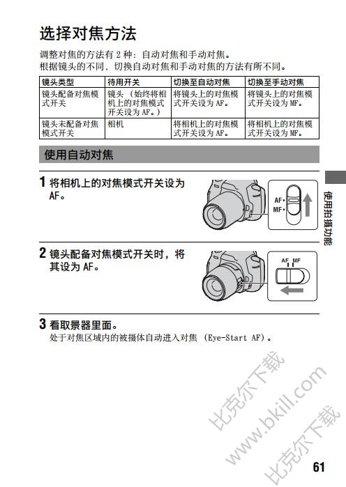 索尼DSLR-A230数码相机使用说明书