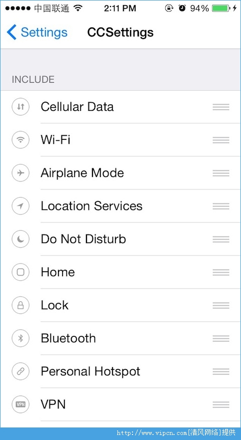 CCSettings for IOS8图片1